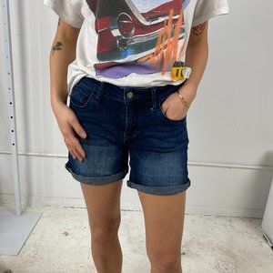 Denim High Waisted Shorts